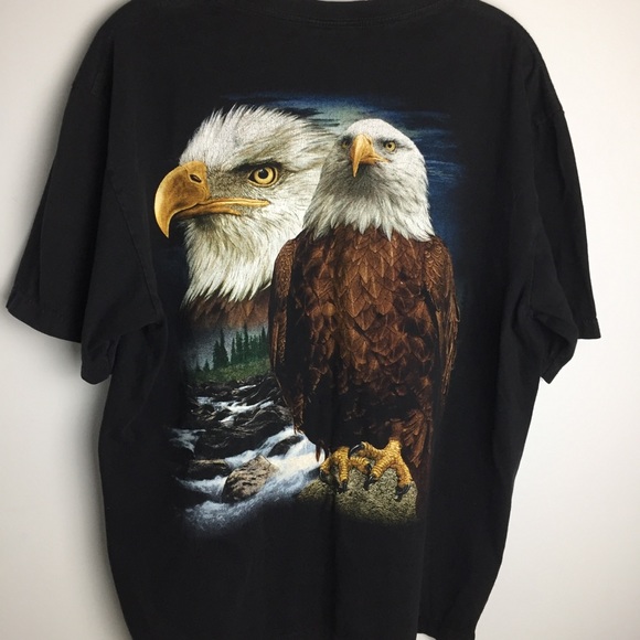 Rock Eagle Bald Eagle T-Shirt - Picture 3 of 4
